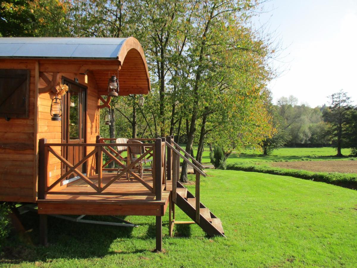 Bed and Breakfast Roulotte Panoramique Du Moulin Châtillon-sur-Marne Exterior foto