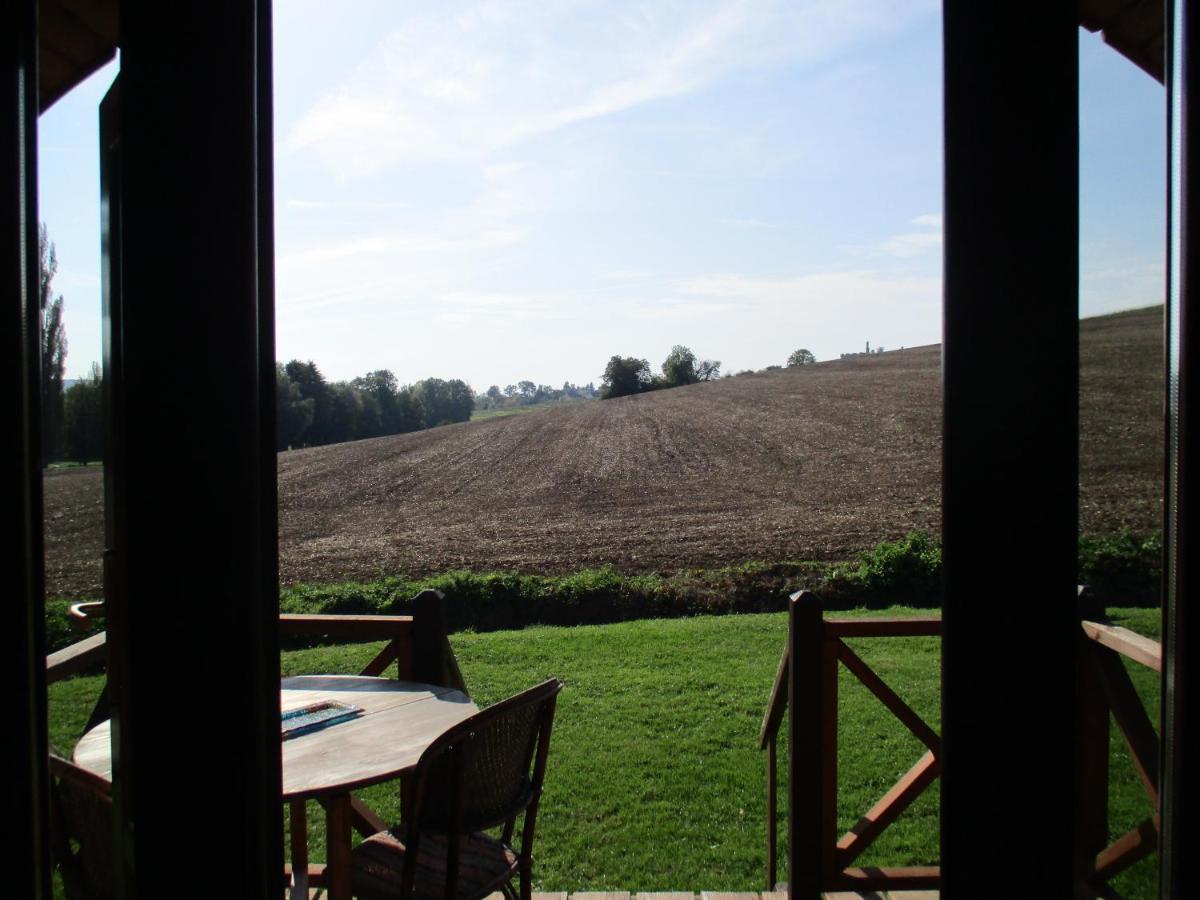Bed and Breakfast Roulotte Panoramique Du Moulin Châtillon-sur-Marne Exterior foto
